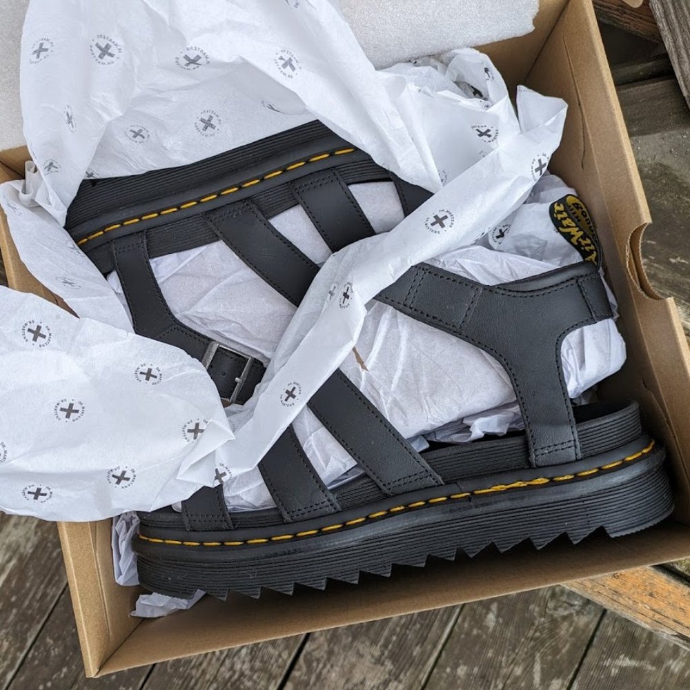 Dr. Martens Platform Sandals- black